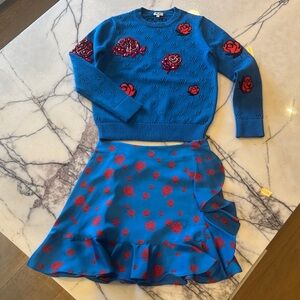 Kenzo sweater and skirt